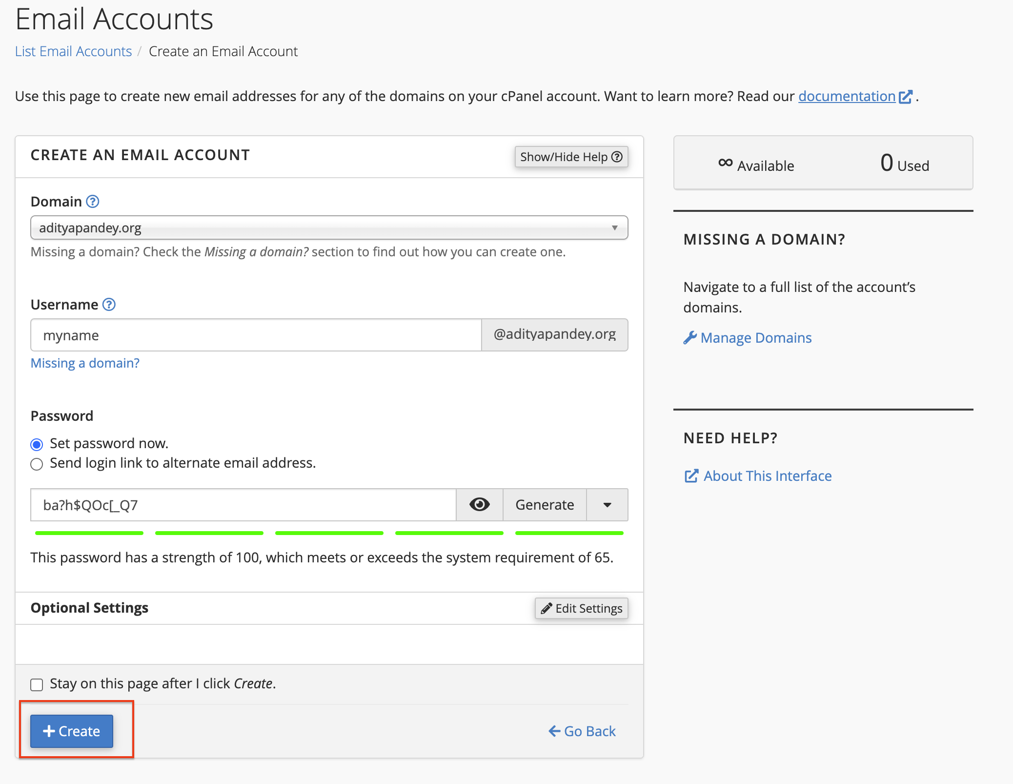 How to create an Email Account in cPanel Hosting 2